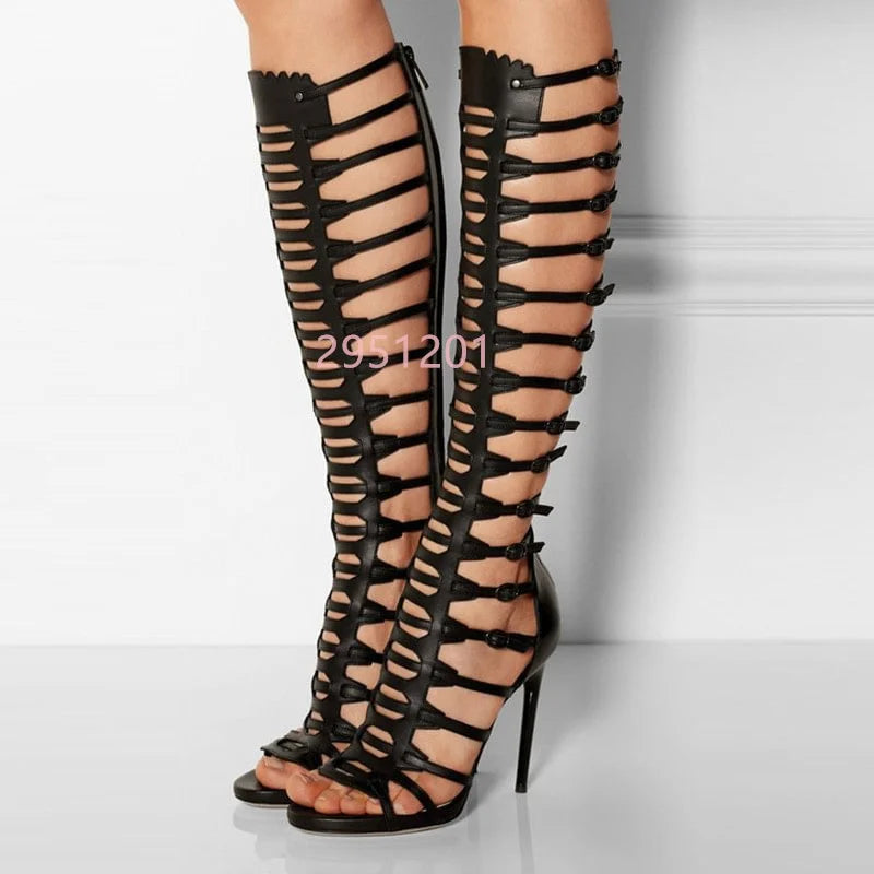 Square Toe Gladiator Boots