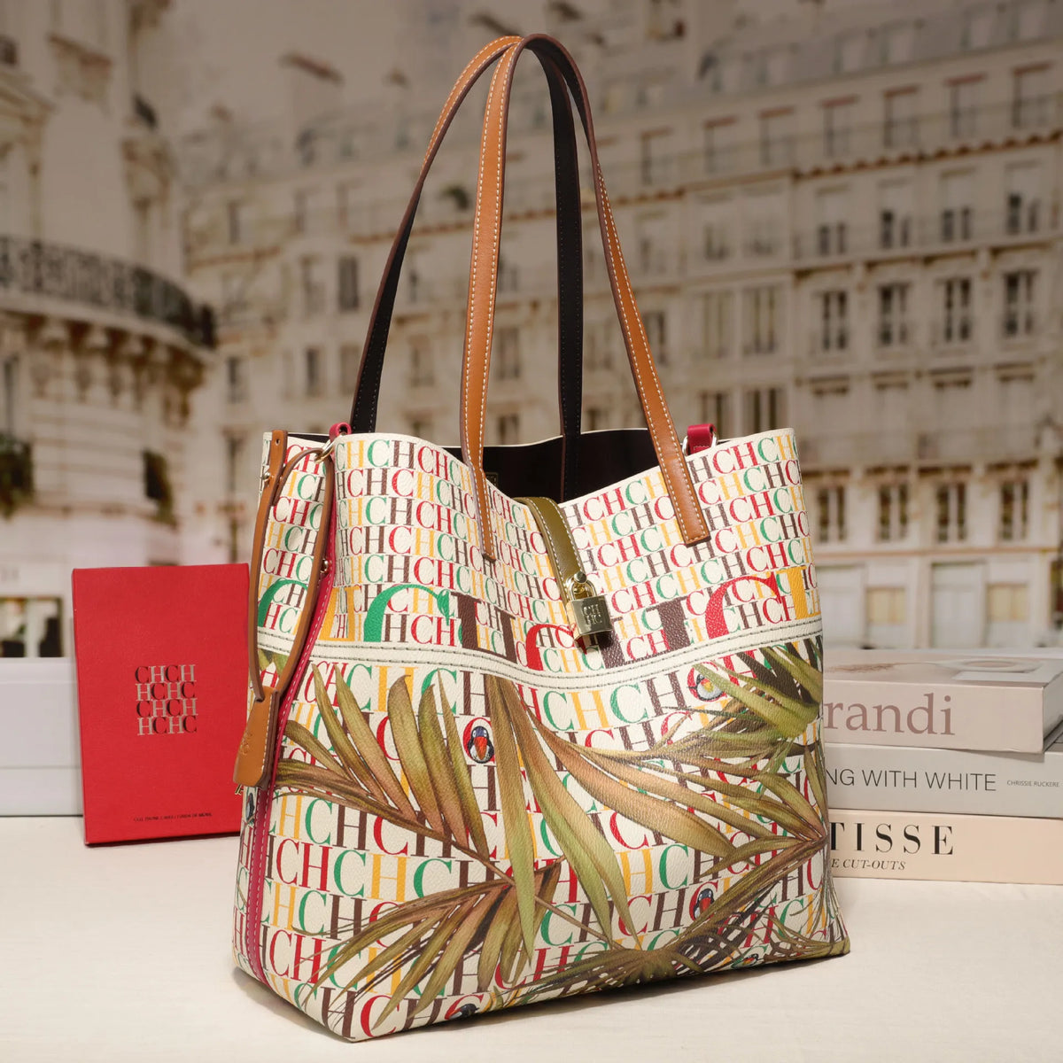 Roomy Printed Bucket Shoulder Bag