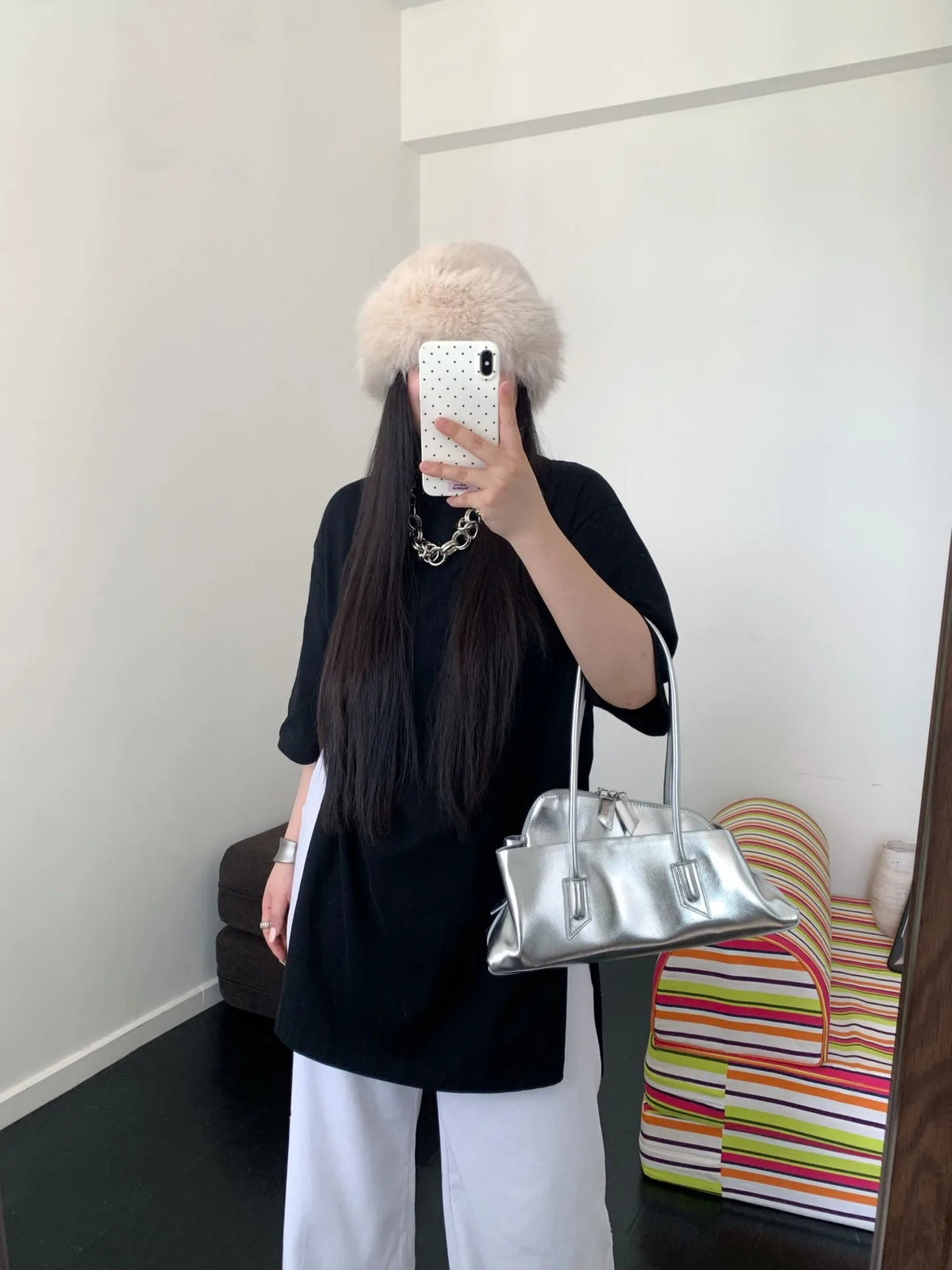 Retro Crocodile Pattern Large Capacity Tote Bag Design Women's Pleated  Leather Shoulder Bag Female Daily Commuter Bag 2025