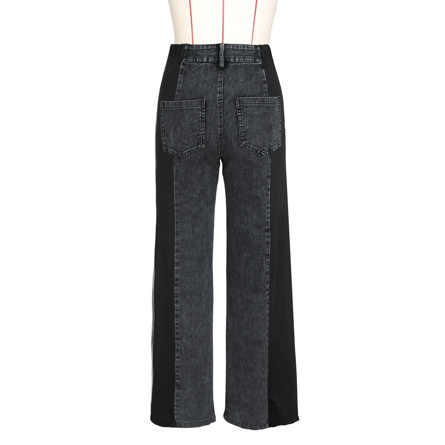 Wide Leg Jeans Cargo Pants Sexy Women High Waist Elegant Streetwear Denim Casual Straight Trousers