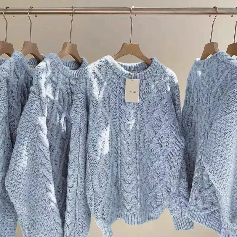 Retro Cozy Knit Sweater