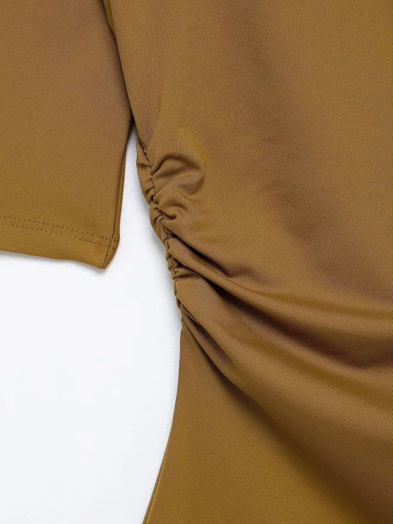 Chic Asymmetrical Wrinkled One-Shoulder Top for Women