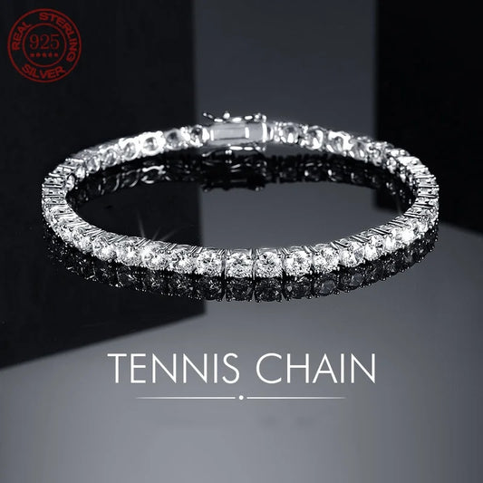 Sparkling Gold Tennis Bracelet