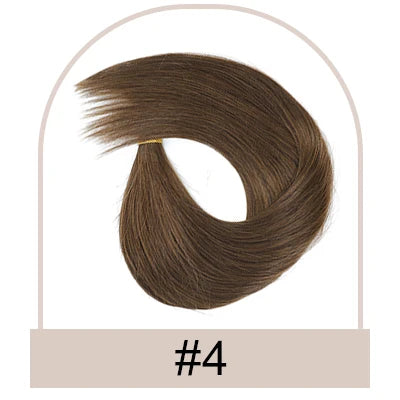 Invisible Straight Human Hair Extensions for Women