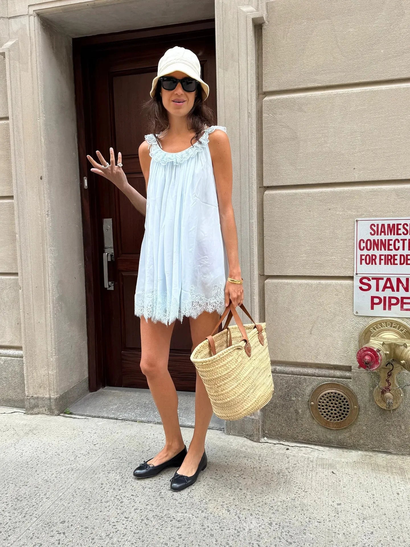 Chiffon Lace Spaghetti Strap Tiered Mini Dress for Women