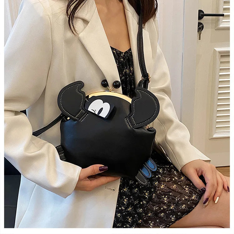Crab Crossbody Handbag With Coin Purse