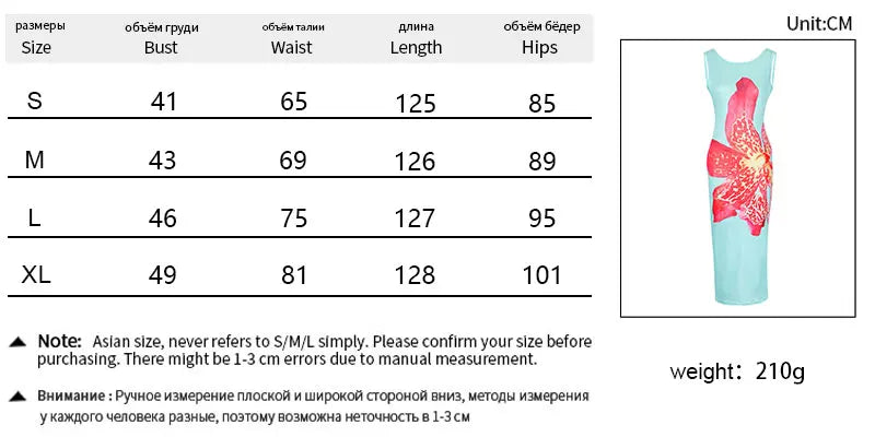 Summer New Women's Dresses Casual Slim Streetwear Fashion Print Maxi Dress Elegant Lady Sexy Backless Sleeveless Dress Clothing