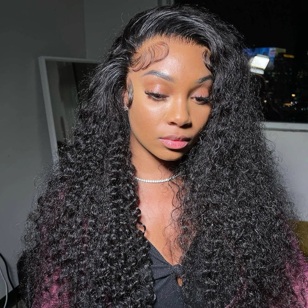 Glueless Deep Wave Water Curl Wig