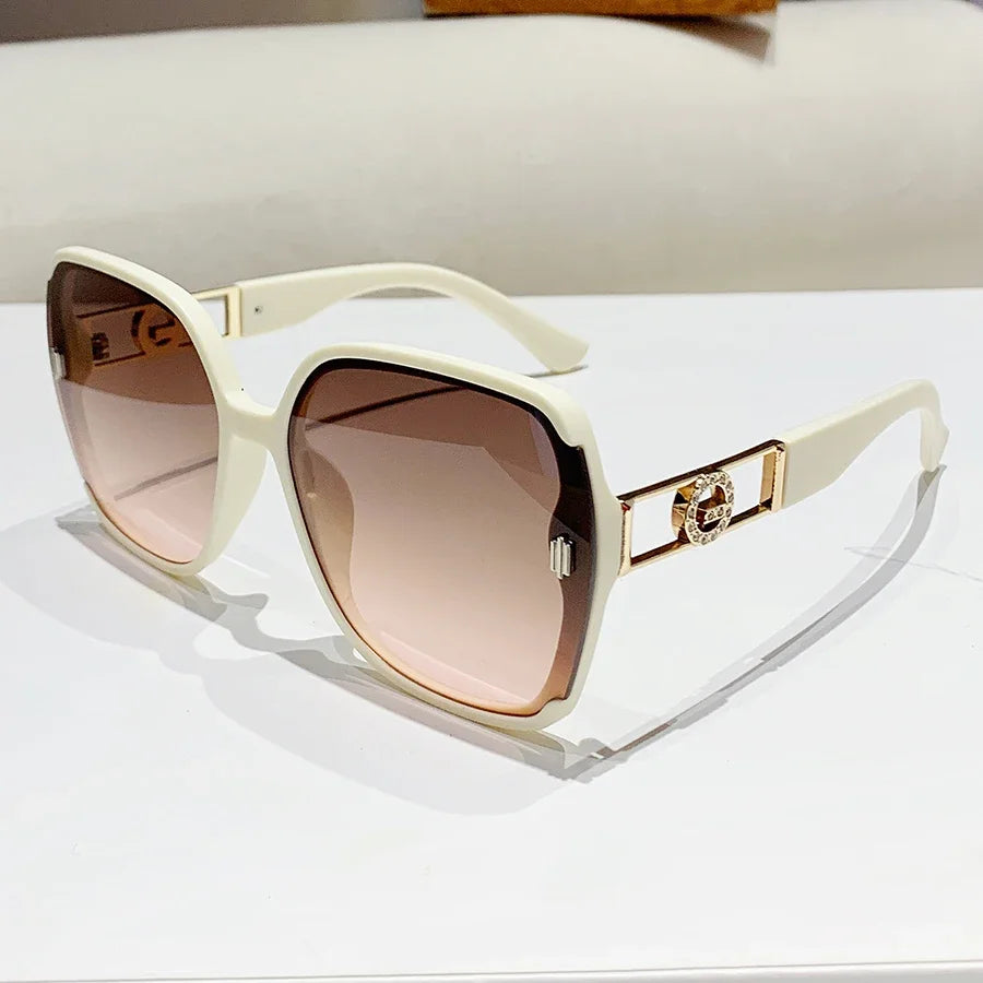 Oversized Square Gradient Sunglasses