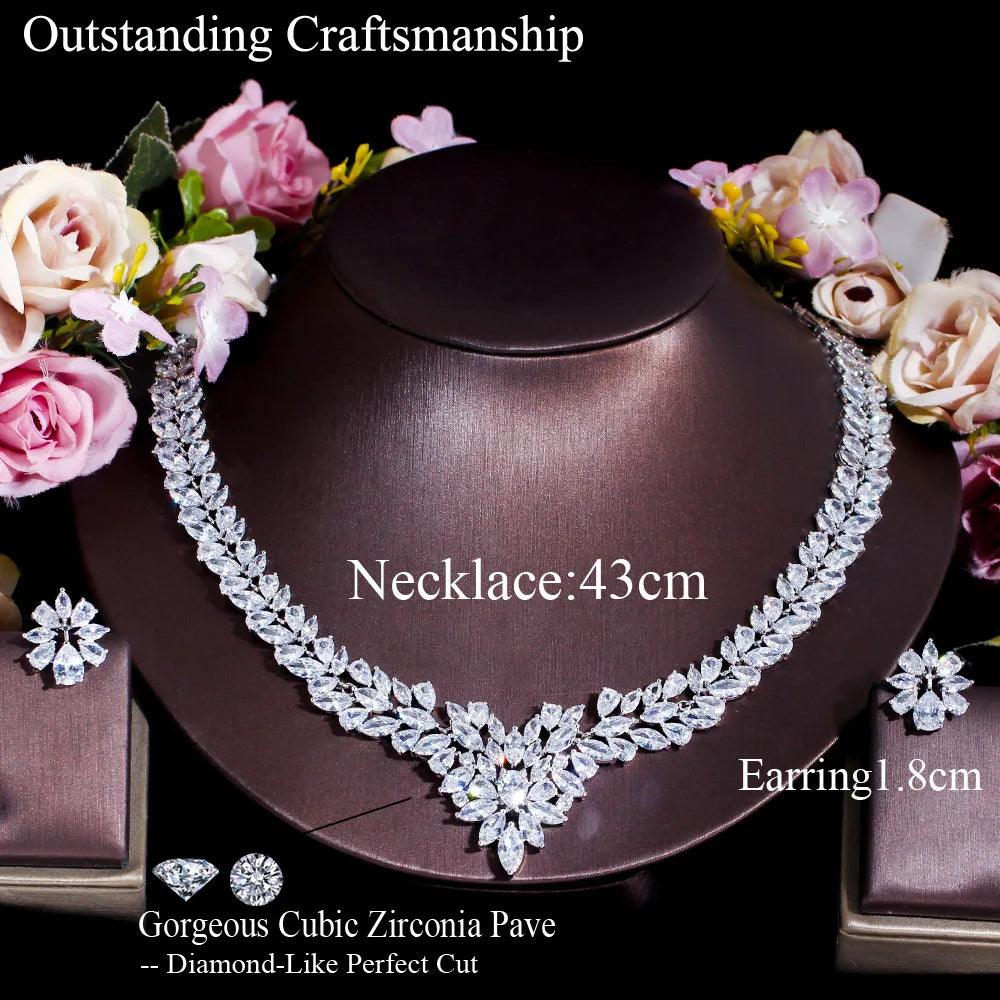 Yellow Cubic Zirconia Bridal Jewelry Set