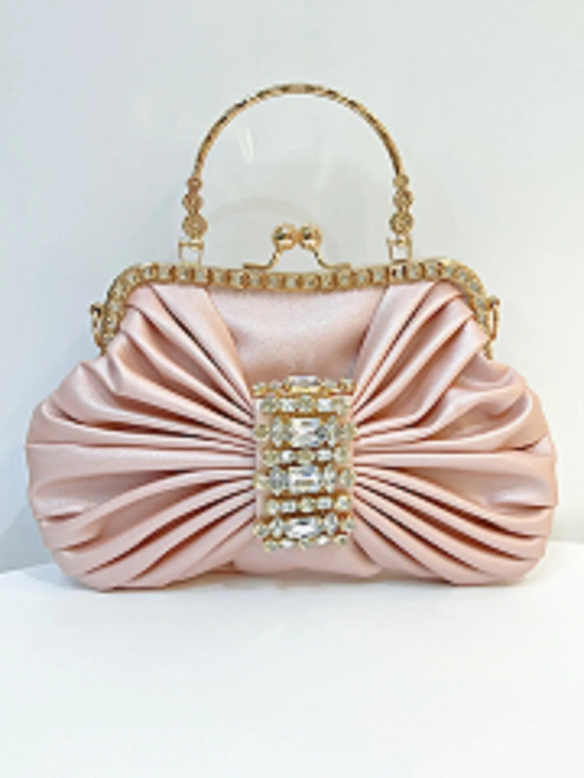 New Dinner Women's Bag Luxury Brand Fashion Handmade Diamond Women's Handbag Shiny Banquet Mini Shoulder Bag High Quality