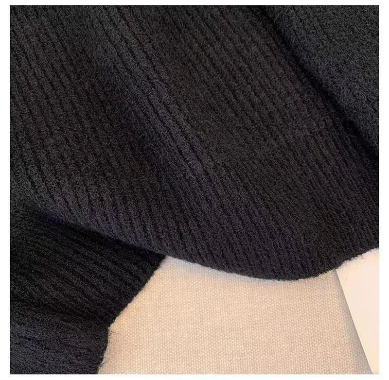 Soft V-Neck Knit Sweater