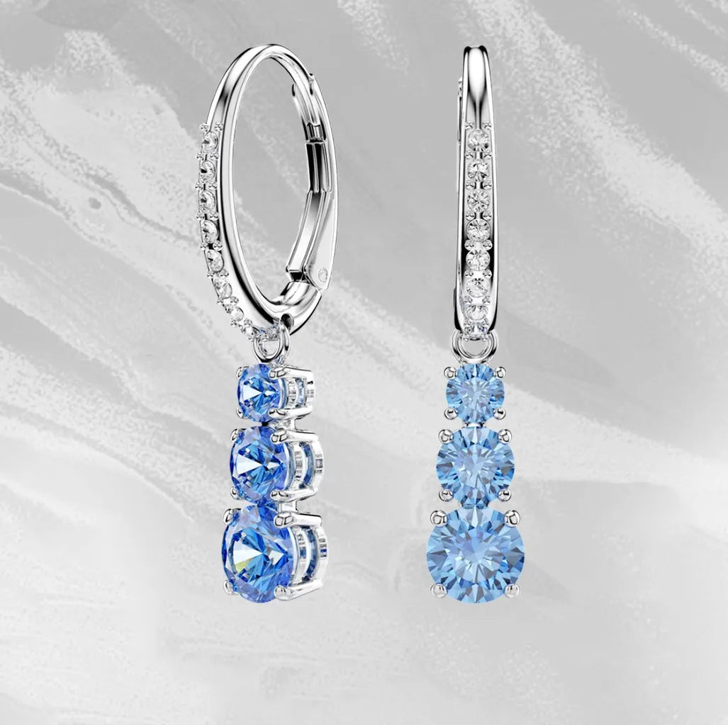 Dazzling Zircon Crystal Statement Necklace for Women