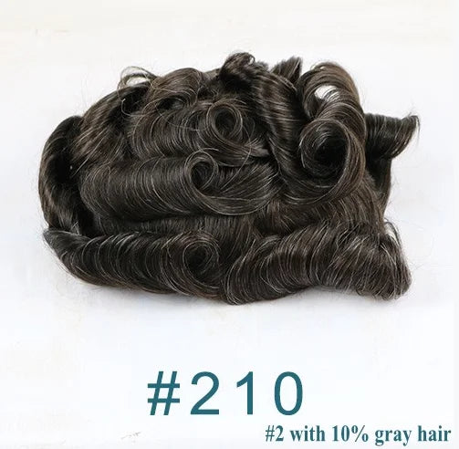 Breathable Curly Invisible Full Lace Human Hair Wig for Women