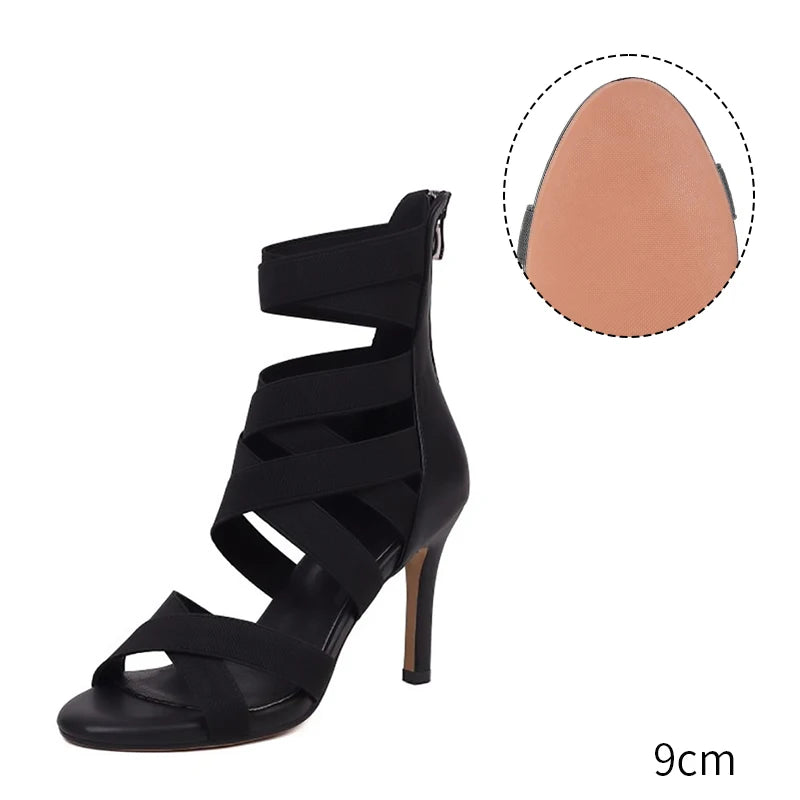 Elastic Fabric Ballroom and Latin Dance Shoes for Women