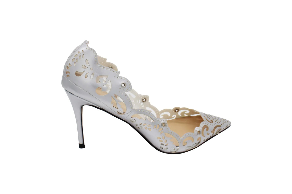 Pointed Toe Lace-Up Thin High Heel Pumps for Women