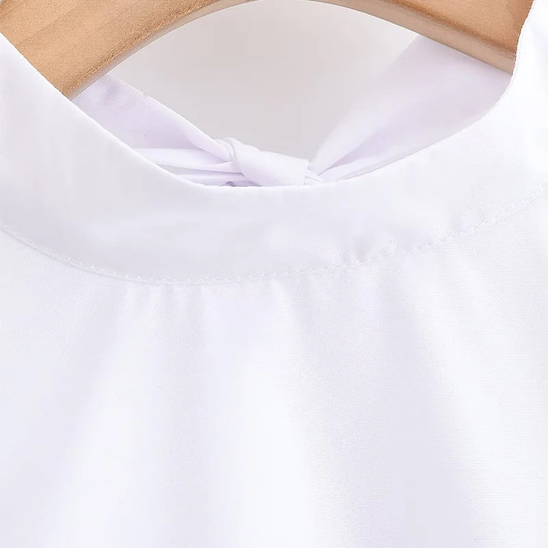 Casual Lace Up Sleeveless Floor-Length Dress for Women