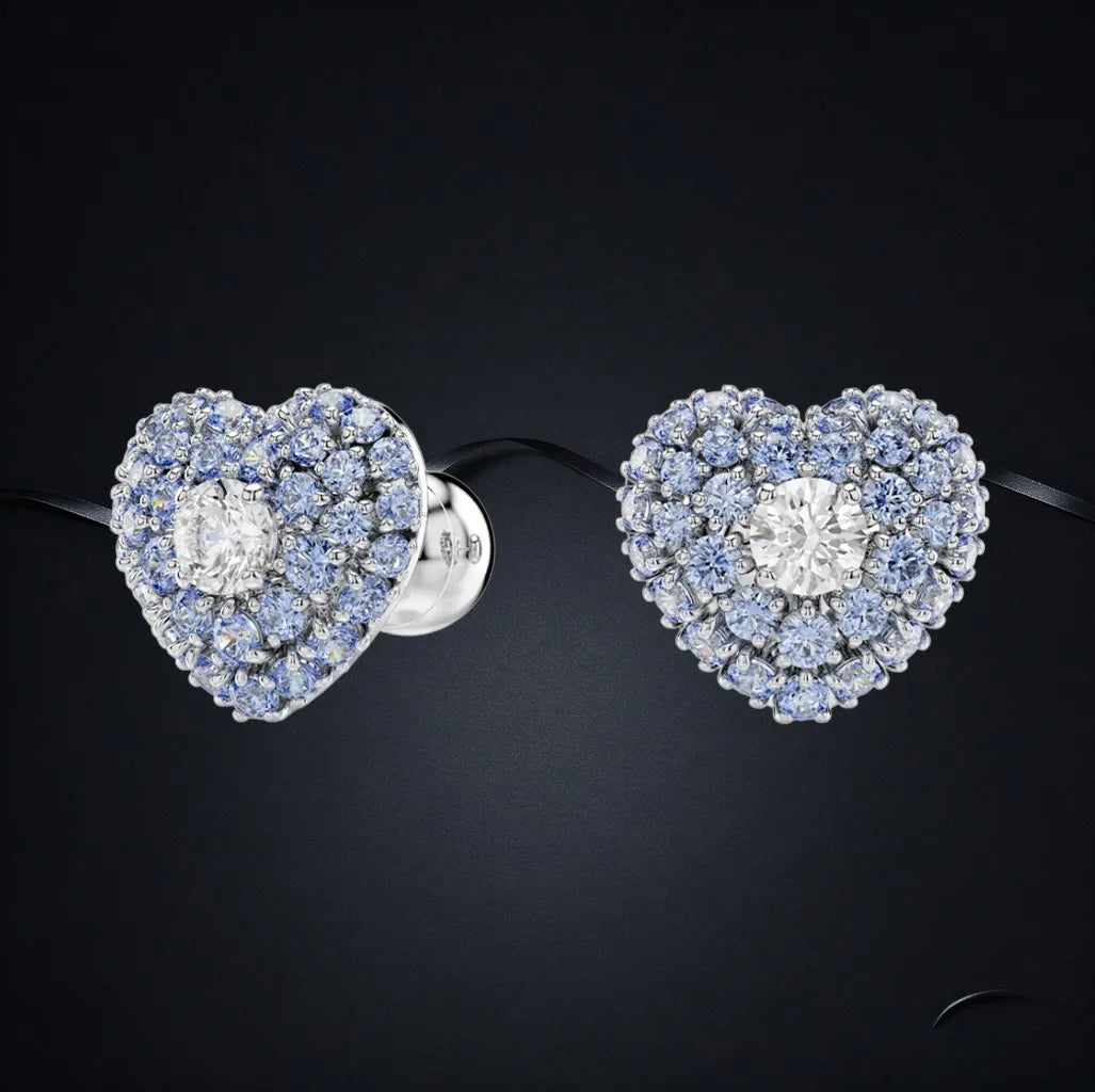 Faceted Crystal Necklace And Earrings