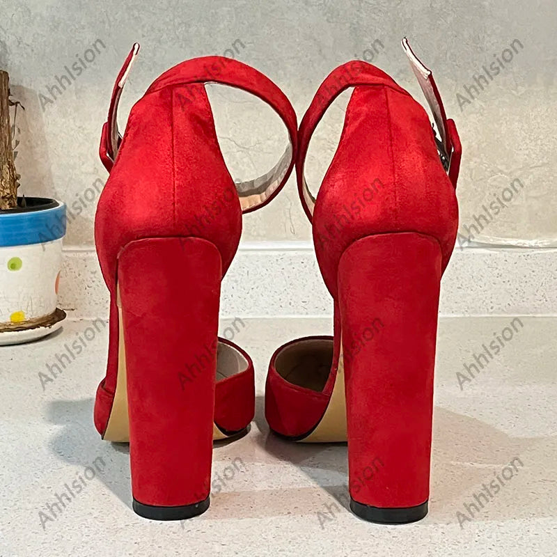 Elegant Faux Suede Pointed Toe High Heel Pumps For Women