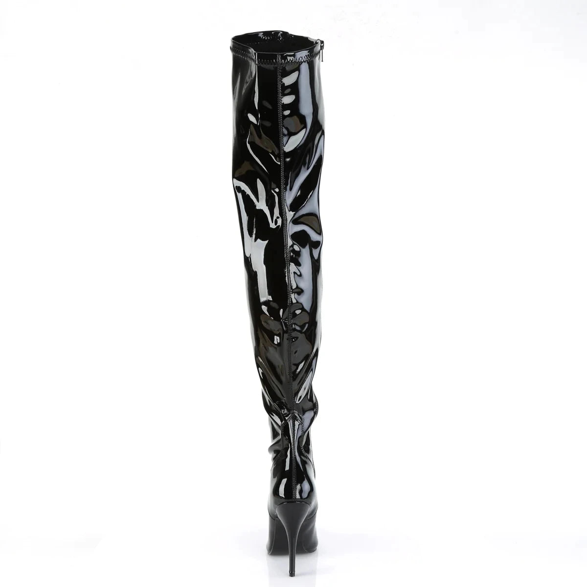 Plus Size Over-The-Knee Leather Stiletto Boots for Women
