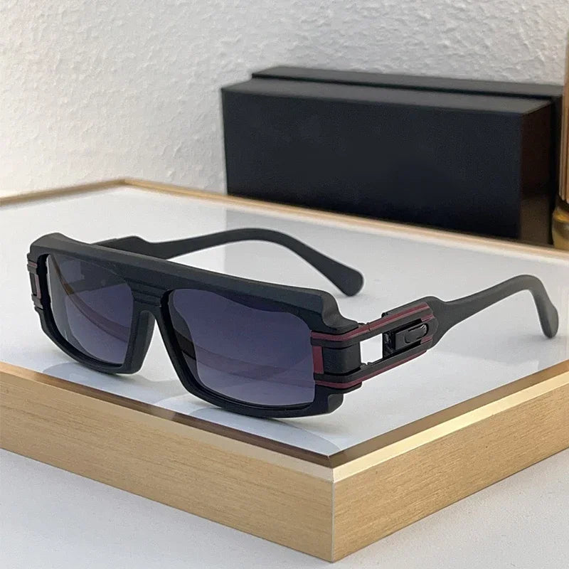Acetate Square UV400 Sunglasses With Case for Women