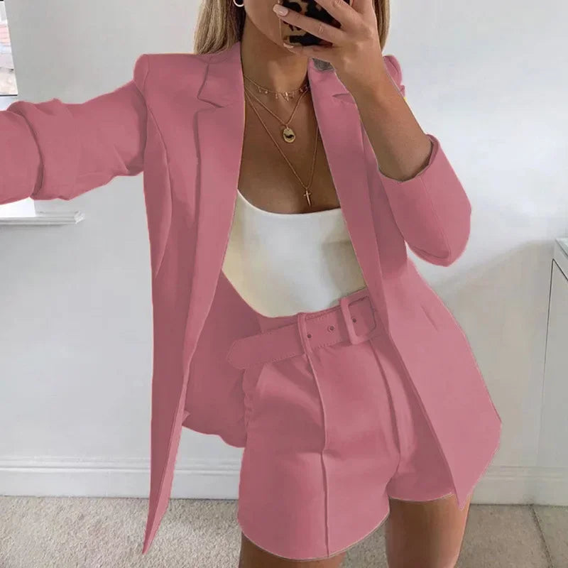 Sporty Casual Two Piece Matching Outfit Set for Women