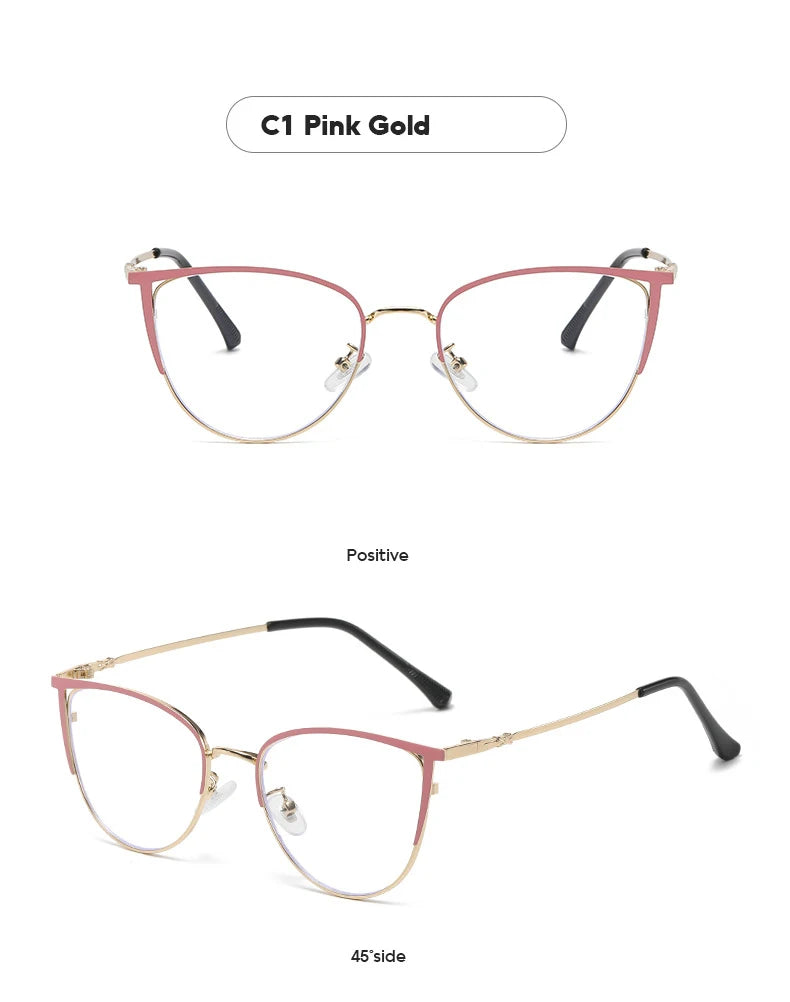 Lightweight Hollow Out Cat Eye Reading Glasses For Women