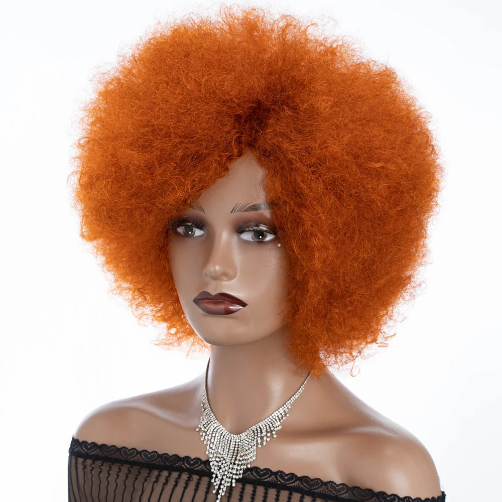 Natural Short Curly Remy Human Hair Bob Wig for Women