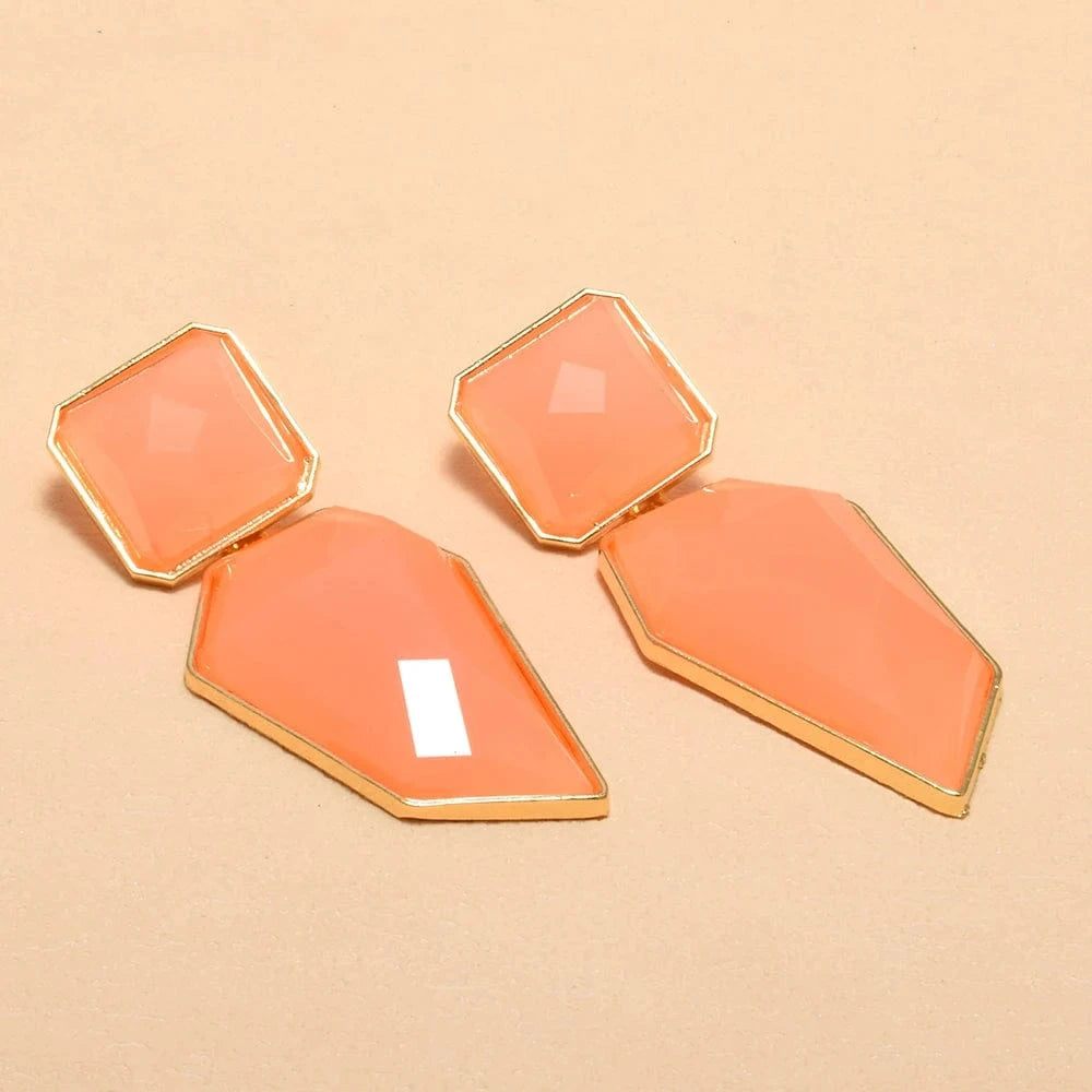 Transparent Earrings Hanging Irregular Dangle earrings High Quality Resin Drop Earrings Women's Accessories Wholesale
