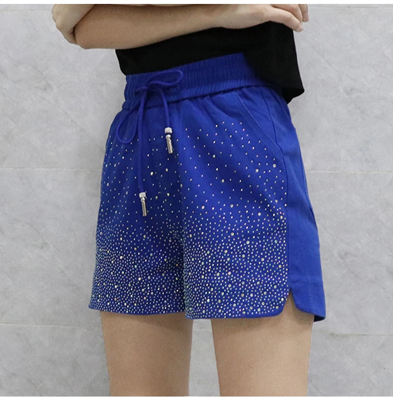 Lightweight High Waist Wide Leg Casual Shorts for Women