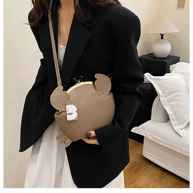 Crab Crossbody Handbag With Coin Purse