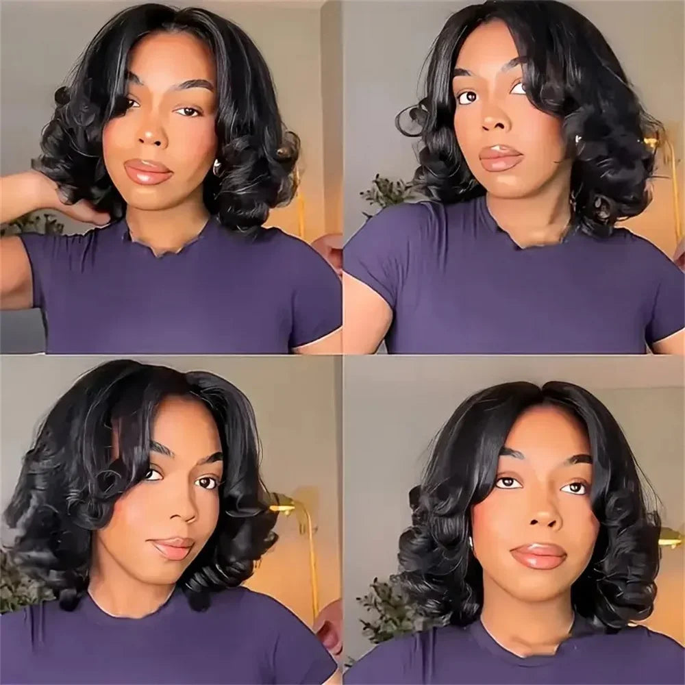 Loose Wave 4x4 Lace Closure Human Hair Wig for Women