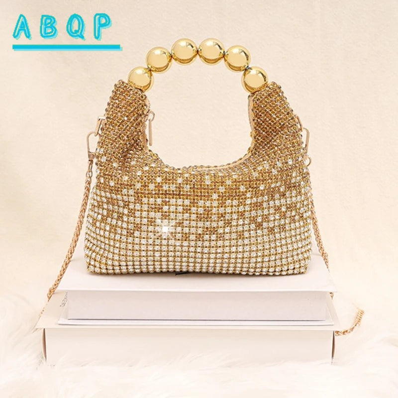 New Evening Handbag Luxury Brand Shiny Dinner Party Women's Handbag Fashion Trend Shiny Women's Shoulder Crossbody Bag