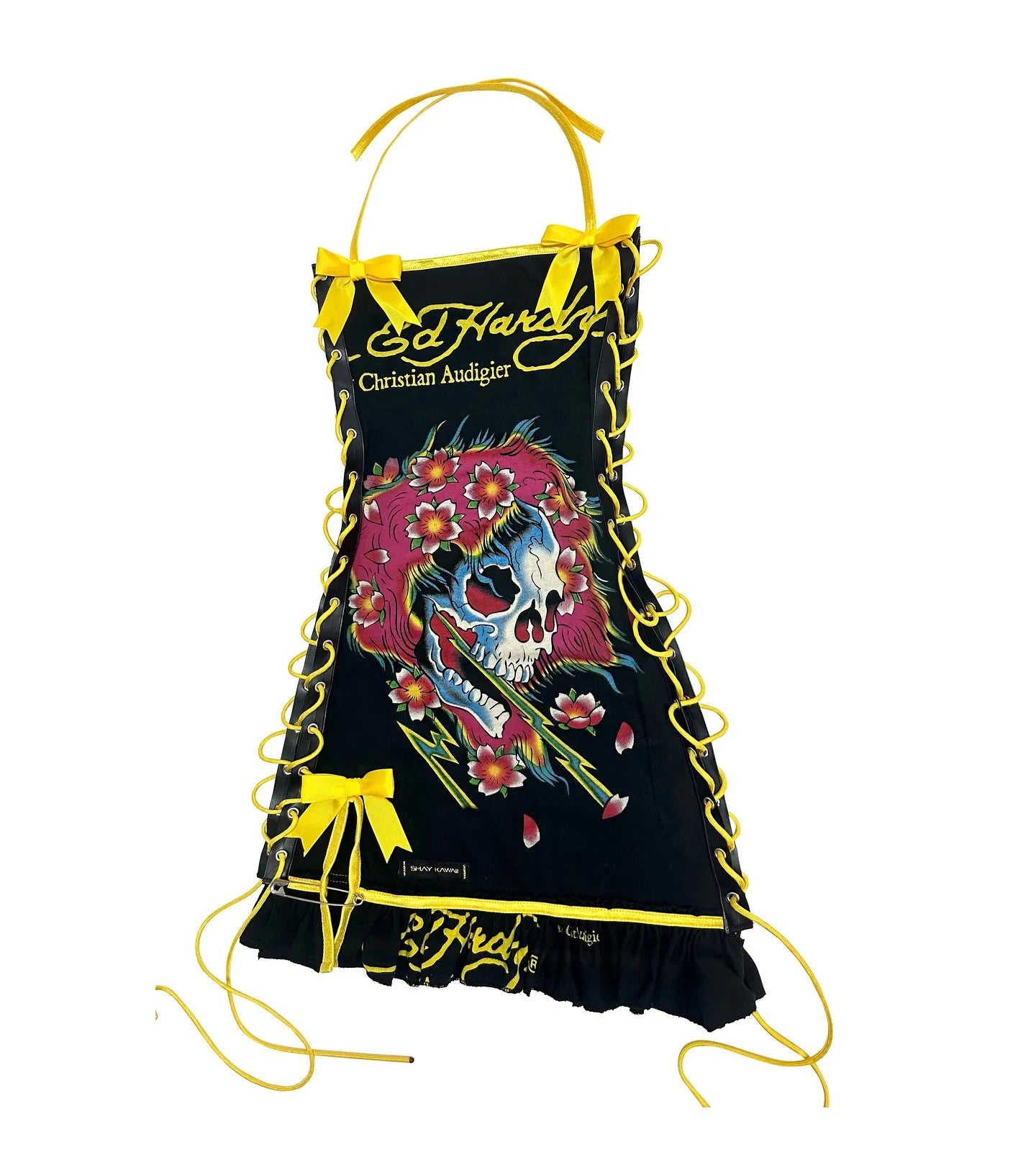 Halter Neck Printed Gothic Bandage Dress for Women