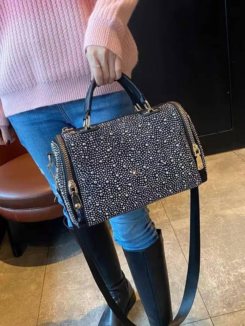 Leopard Print Shoulder Tote Bag