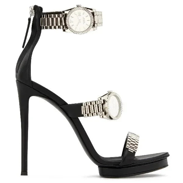 Rhinestone Tassel Open Toe Thin Heel Sandals for Women
