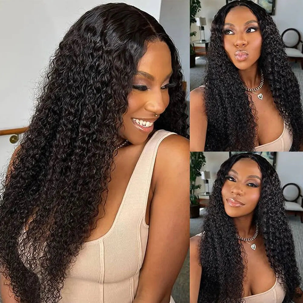 Brazilian Virgin Kinky Jerry Curly Bundles for Women