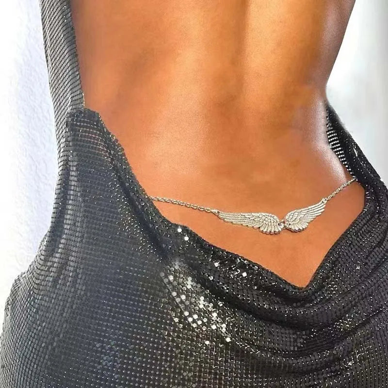 Gold Beaded Layered Waist Chain