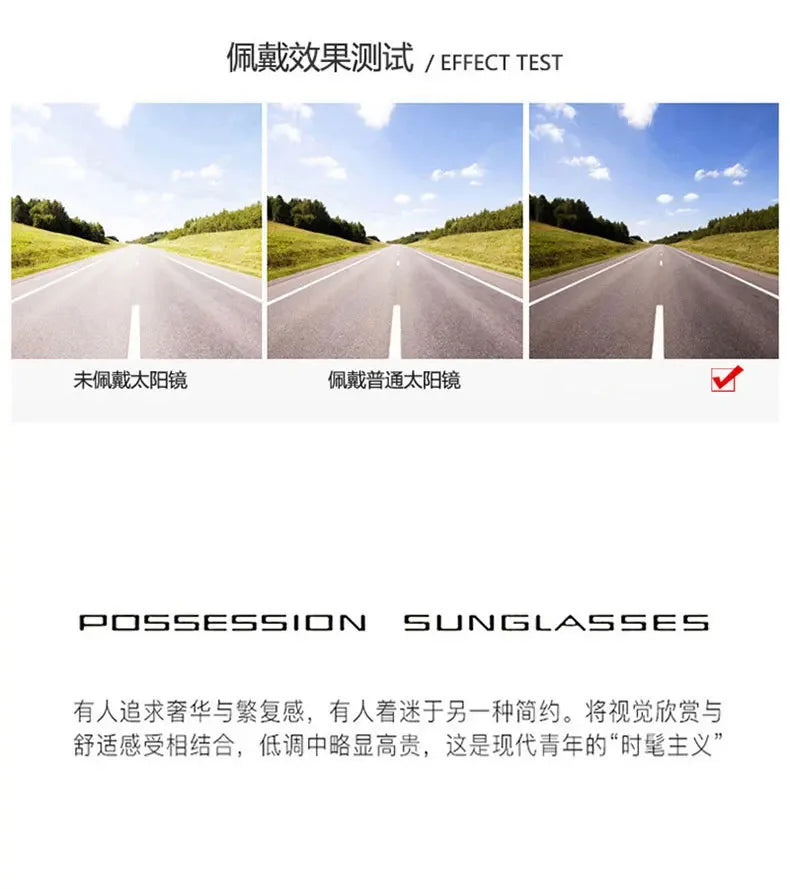 Oversized Square Gradient Sunglasses
