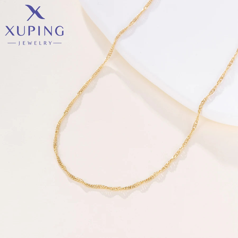 Light Gold 60 cm Chain Necklace