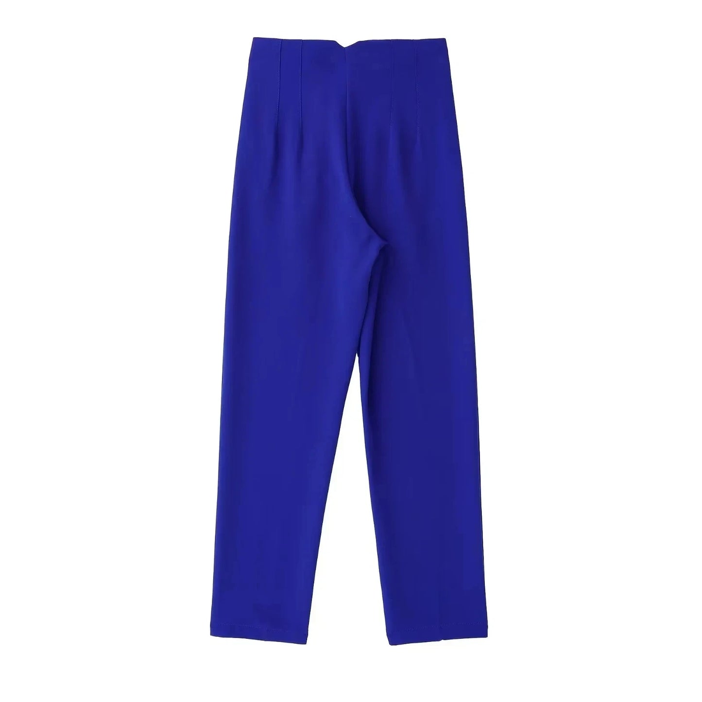 Solid Color Office Slim Fit Pencil Pants for Women