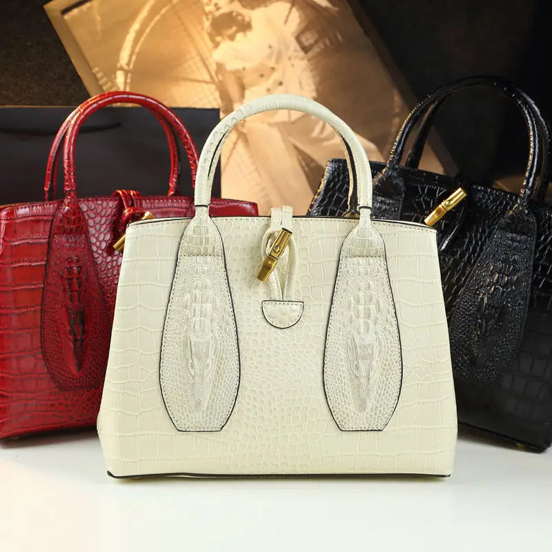 Leather Handbag 2025 New Large Capacity Fashion Shoulder Cross-body Bags for Women Sac À Main Femme