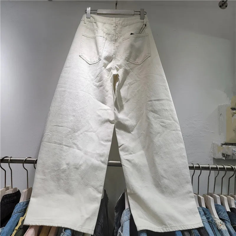 Classic Double Breasted Denim Two Piece Set For Women