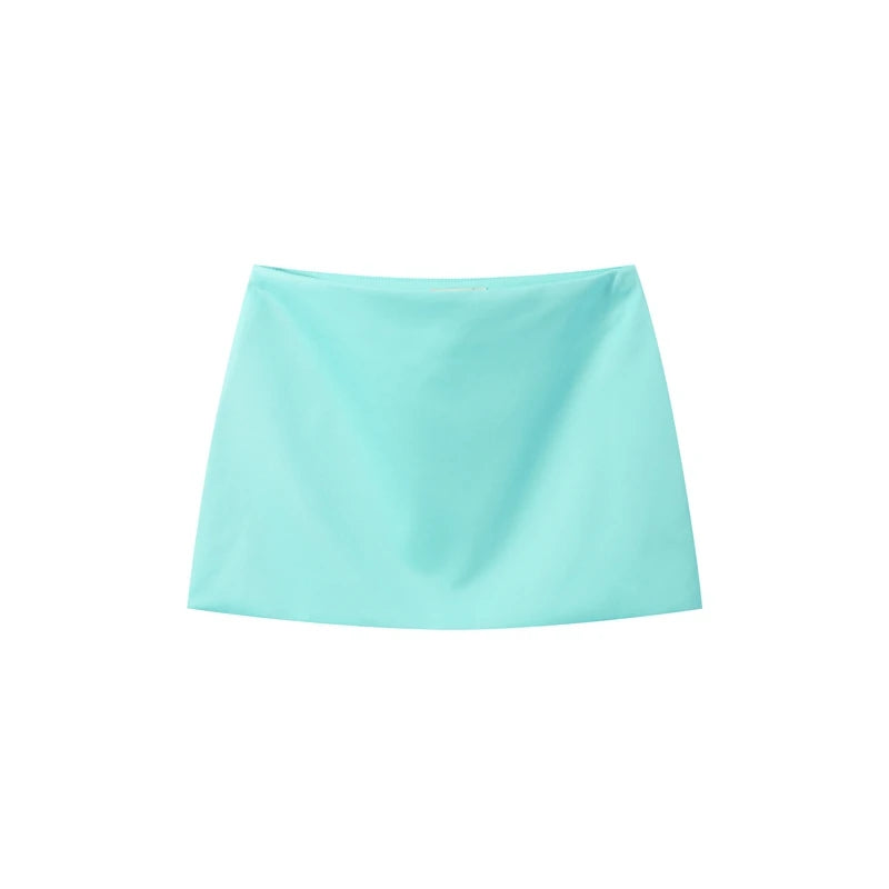 Turn-Down Collar Tailored Blazer Skirt Set for Women