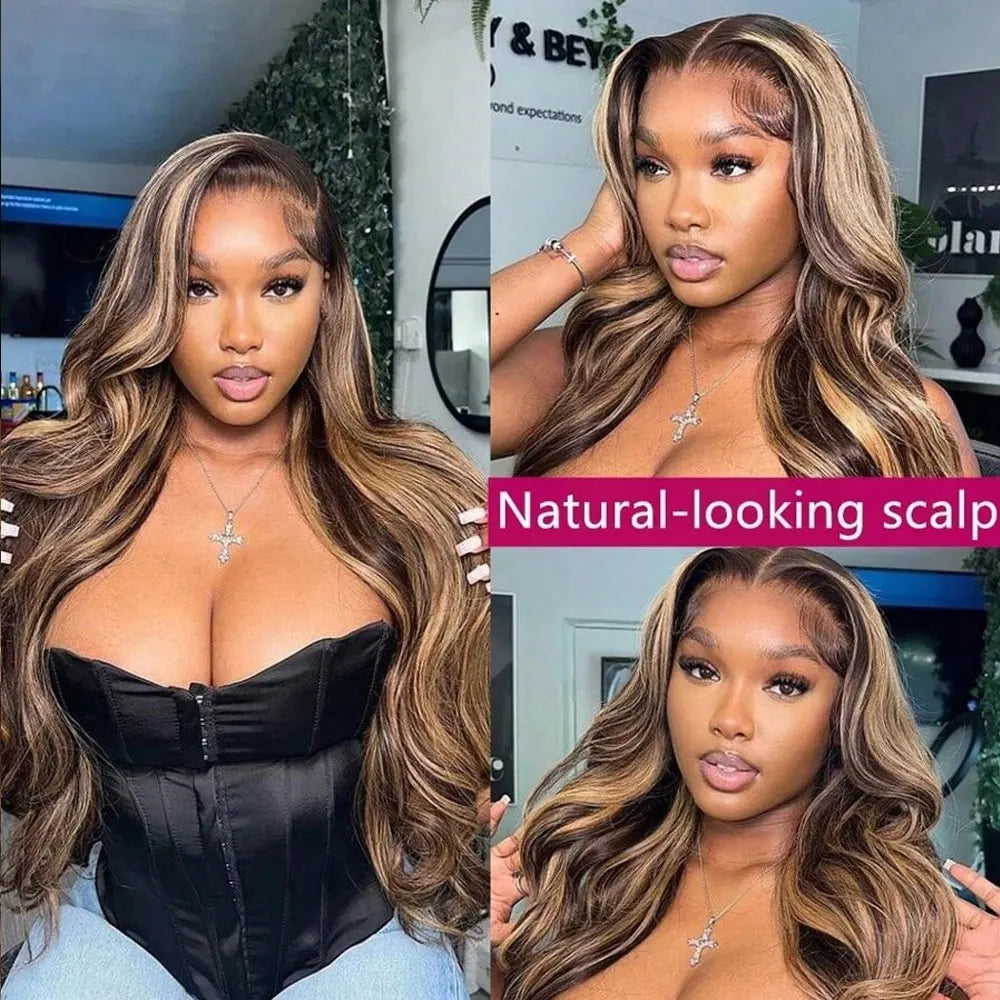 Body Wave Brazilian Human Hair Lace Front Wig For Women