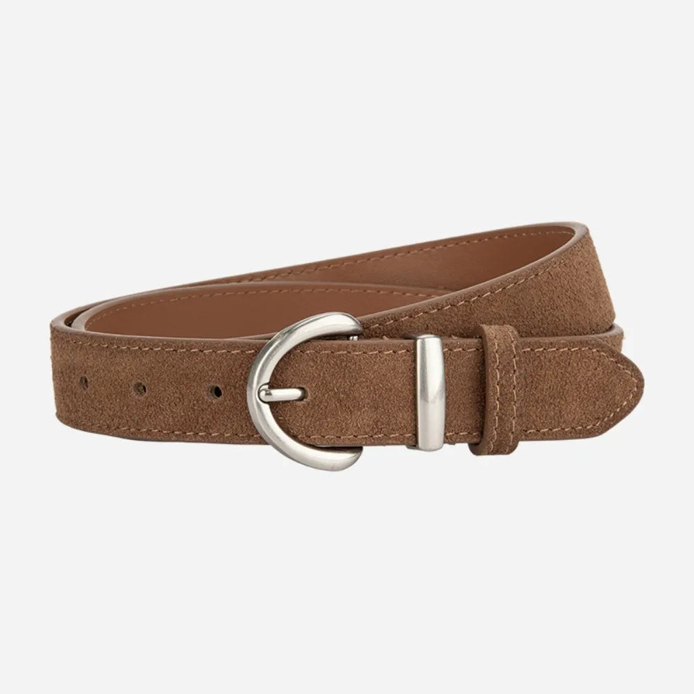 Retro Style Suede Belt