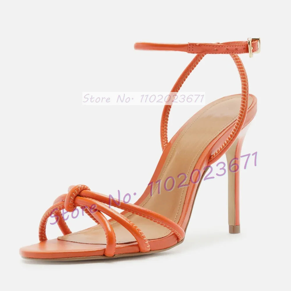 Elegant Open Toe Ankle Strap High Heel Sandals for Women