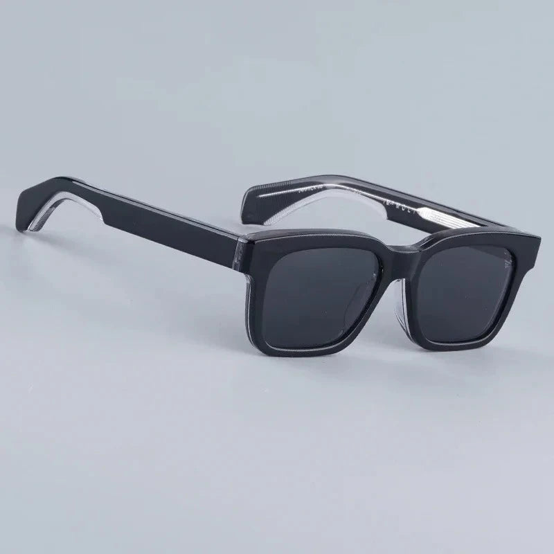 Vintage Rectangular Acetate Sunglasses