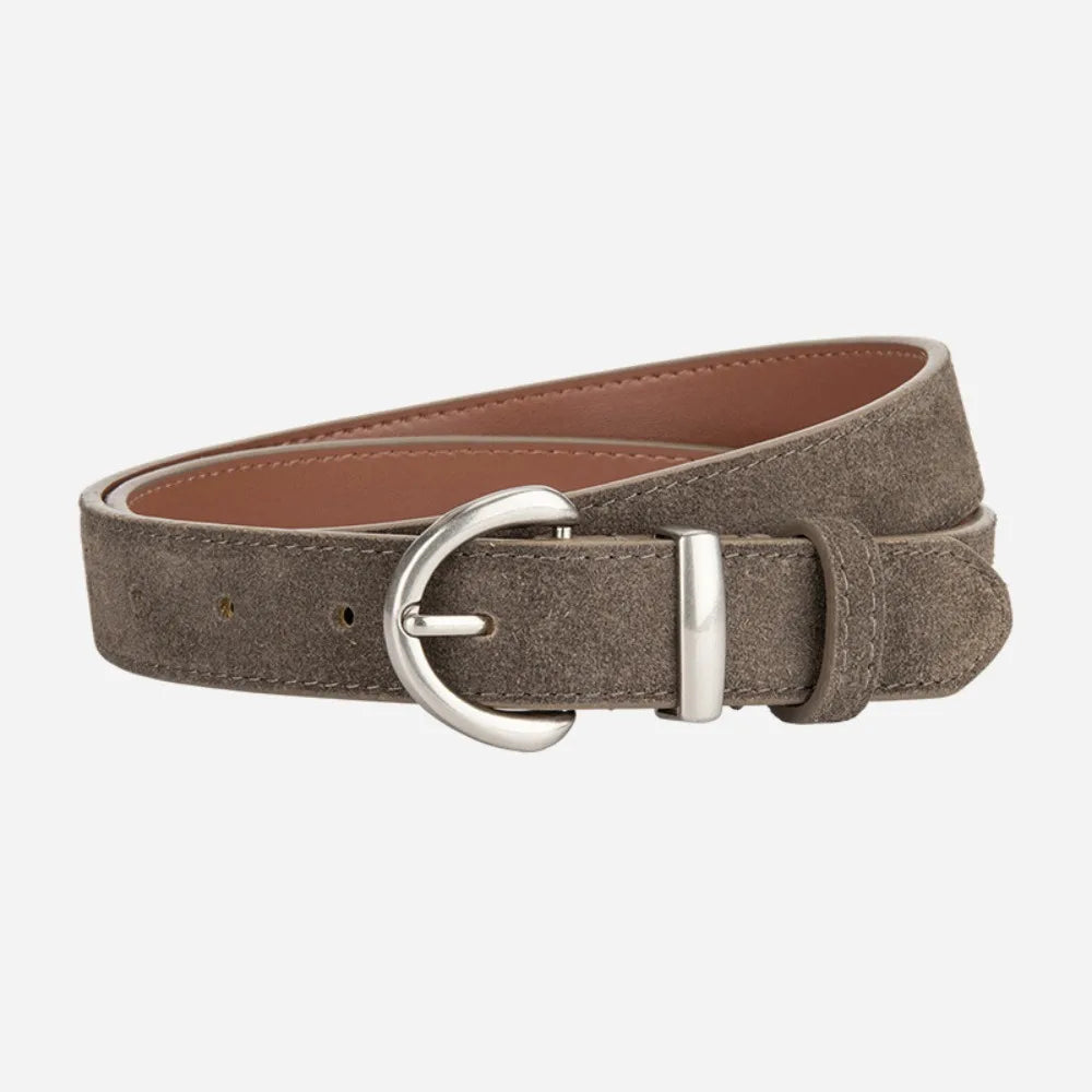 Retro Style Suede Belt