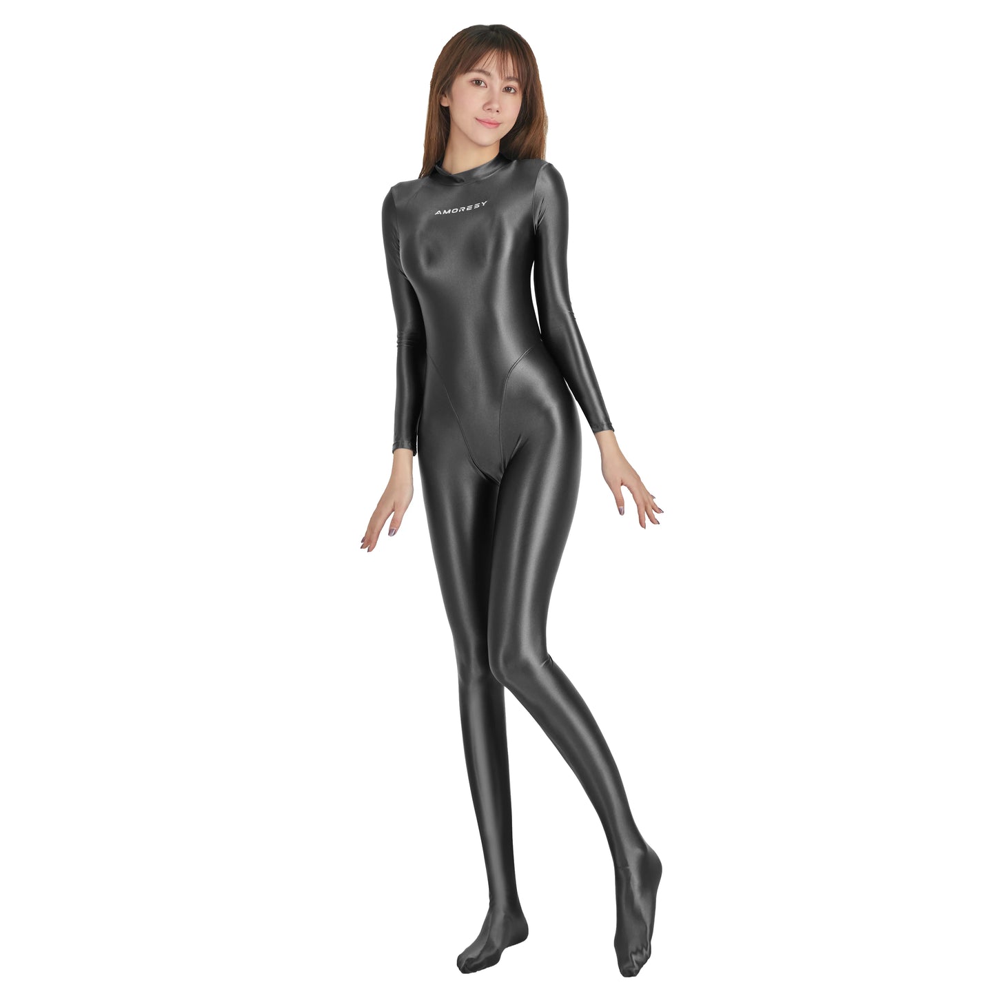 Athleisure Satin Zentai Bodysuit